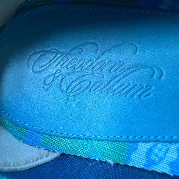 STUART WEITZMAN THEODORA & CALLUM SANDAL 9 ESPADRILLE WEDGE OPEN TOE COASTAL - Picture 10 of 12